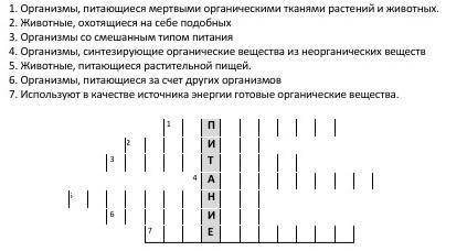 там надо кроссворд разгодать ​