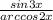 \frac{sin3x}{arccos2x}