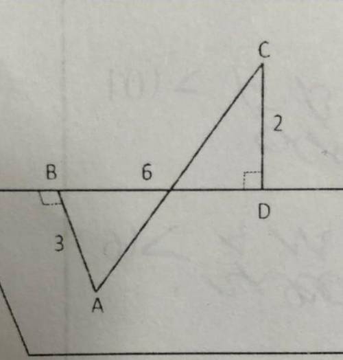 Плоскости a и B перпендикулярны. AB перпендикулярно BD, CD перпендикулярно BD, AB = 3, AC = 6, CD =