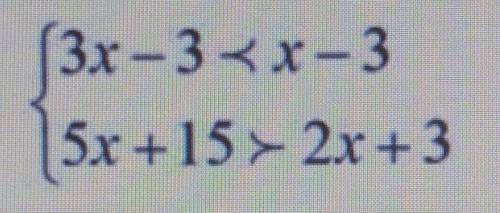 [3x - 3<x-3 5x+15 2x+3 ❤️​