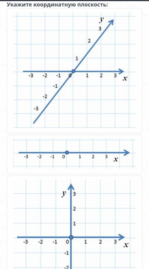 Укажи координатную плоскость​