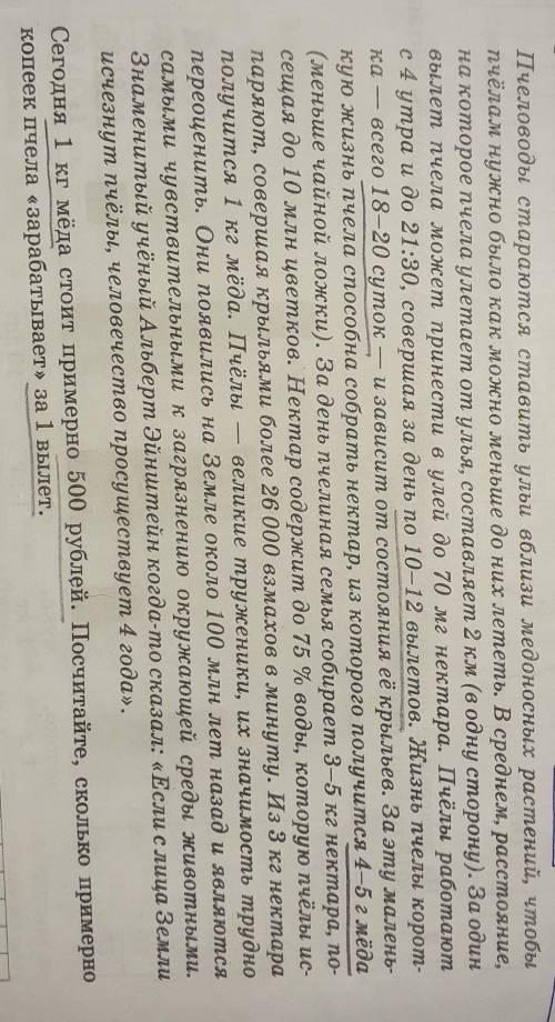 Сегодня 1 кг мёда стоит примерно 500 рублей. Посчитайте, сколько примерно копеек пчела «зарабатывает