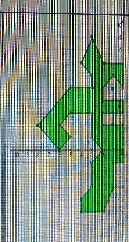 2) Найдите координаты точек, в которые переходят точки А(0; 1), В (3; - 1), C(0; -2) при: а) осевойс