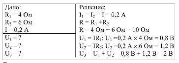 цепь образована двумя последовательно соединенными сопротивлениями 4ом и 6ом. сила тока в цепи 0,3а.