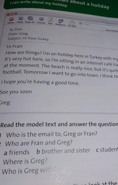 Who is the email to Gred or Fran ​