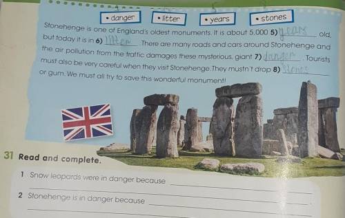 Stones dangerbut today it is in 6)There are many roads and cars around Stonehenge andStonehenge is o