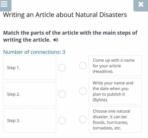 Writing an Article about Natural Disasters ​