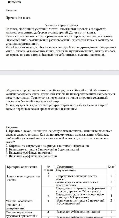 Выделите суффиксы причастий из текста умные и верные друзья​