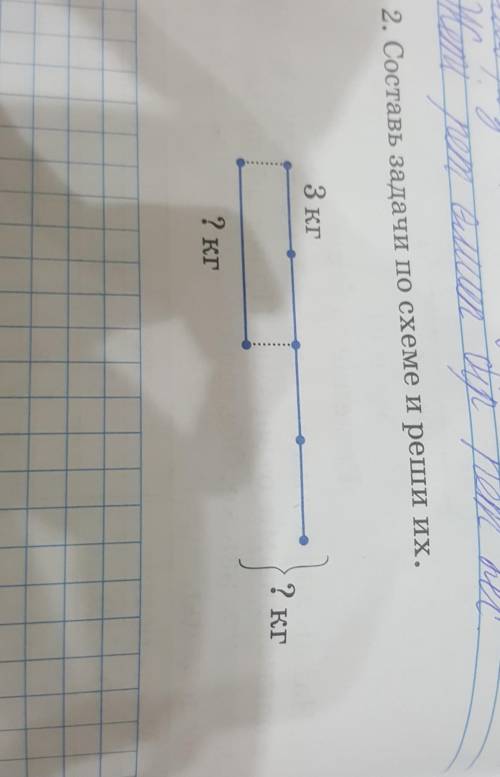 Составьте задачу по схеме и реши её математика 2класс стр 72 номер 2 ​