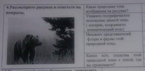 Рассмотрите рисунок и ответьте на вопросы. -Какая природная зона изображена на рисунке?-Укажите геог