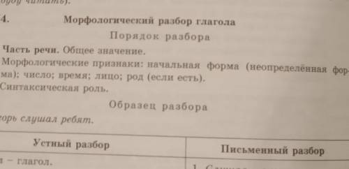 Писал и скучали сделать морфологический разбор​