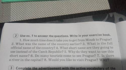 Use ex. 1 to answer the questions.