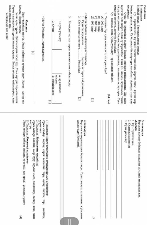 Соч по казахскому языку 4класс 3-4тапсырма​