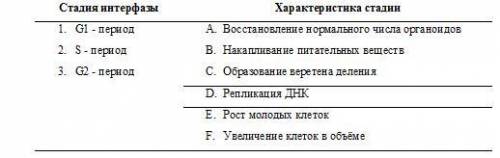 Установите соответствие. 1- 2- 3-