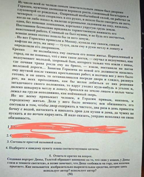 сделайте только 3,4,5 указанно ниже текста „ЭТО СОЧ ПО ЛИТЕРАТУРЕ​