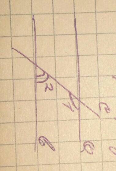 По данным рисунка найдите углы 1 и 2 если а||в и угол 1 в три раза больше угла можно с оформлением.