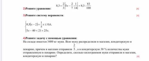 Здравствуйте решить СОЧ по математике, 6 класс. 2 и 3 задание .