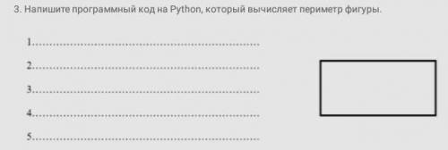 , напишите чо за коды Python ​