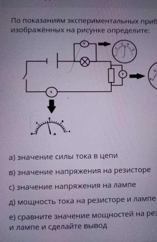 ТЕКСТ ЗАДАНИЯ По показаниям экспериментальных приборовизображённых на рисунке определите:5боа) Значе