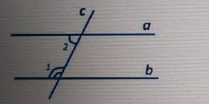 По данным рисункам найдите углы 1 и 2, если||b и угол 2 в 3раза меньше угол 1​