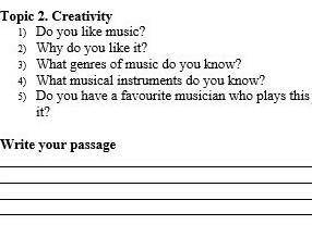 Task:3 choose one of these topics and give full answer. The following questions will help you Topic