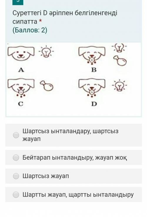 Суреттегі D әріппен белгіленгенді сипатта​