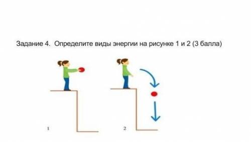 Задание 4. Определите виды энергии на рисунки 1 или 2. Сделаю лучшим ​