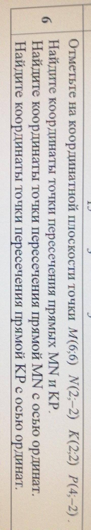 Решите нера Ненство. !155 за 5Отметьте на координатной плоскости точки M(6;6) M(2—2) К(2:2) P(4;-2).