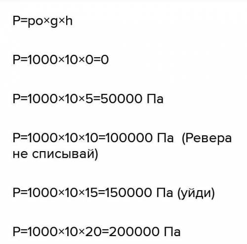 В) давление и заполните таблицу, считайте g= 10 Н/кг. Плотность ацетона - 710 кг/м3[1]1357h, иРеоды