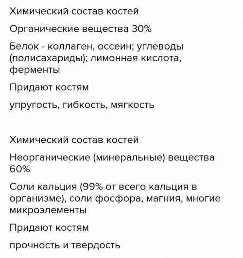 На рисунке представлены две кости которые были помещены в различные растворы [1](a) Перечислите груп