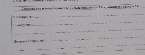 Содержание и моделирование письменной речи 5б грамотность языка-5 б​