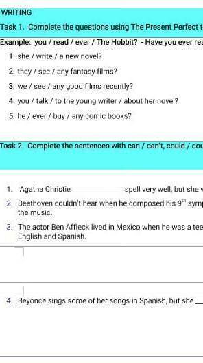 Where does the author wrIte this information to the question above? ​