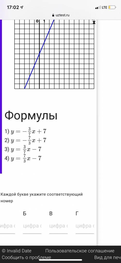 , соотнести графики с формулами!