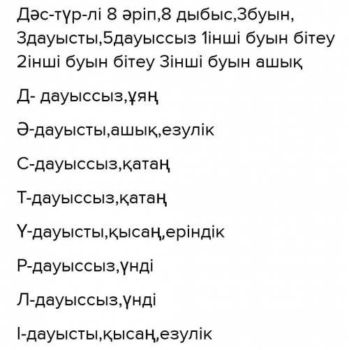 3-тапсырма. Берілген сөзге дыбыстық талдау жаса. Дәстүрлі. .