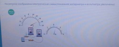 1. Нарисуй схему электрической цепи. 2. Найди цену деления амперметра.3. Вычисли погрешность амперме