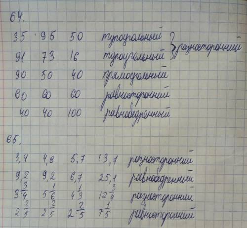 1.Вычислите величину третьего угла и определи вид треугольника. 2. Вычисли длину третьей стороны и о