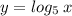 y = log_{5} \: x