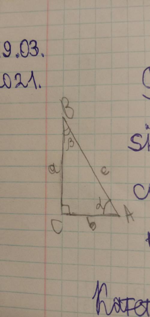 . Не успели дорешать в классе Дано: b=10; β=50°Найти: L; a; cРешение (то что успели): Т. к. L+β=...