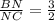 \frac{BN}{NC} =\frac{3}{2}