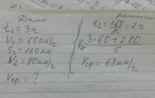 5. 3 часа машина двигалась со скоростью 60км/ч, после чего сломалась, и на ремонт было потрачено 2ча