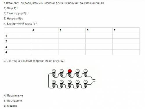 8 клас. Фізика Самостійна робота «Мішане з’єднання провідників»