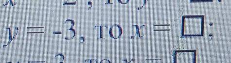 У завданнях 13 заповніть пропуски використовуючи графік функції y=-3 то x=?​