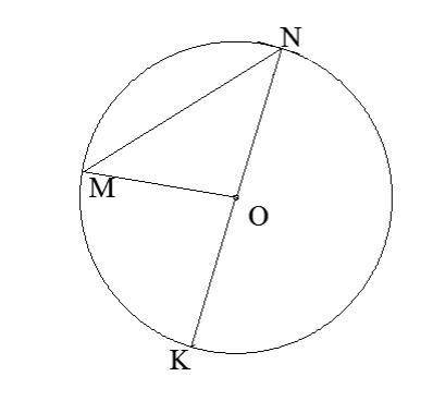 Дано: MN= 17 дм; ∢ MNO =60°. Найти: KN = дм.