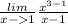 \frac{lim}{x - 1} \frac{ {x}^{3 - 1} }{x - 1 }