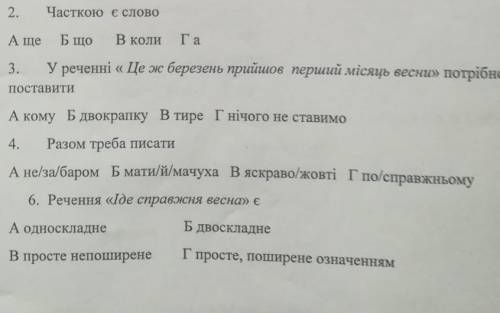 Тест ДПА з української мови​