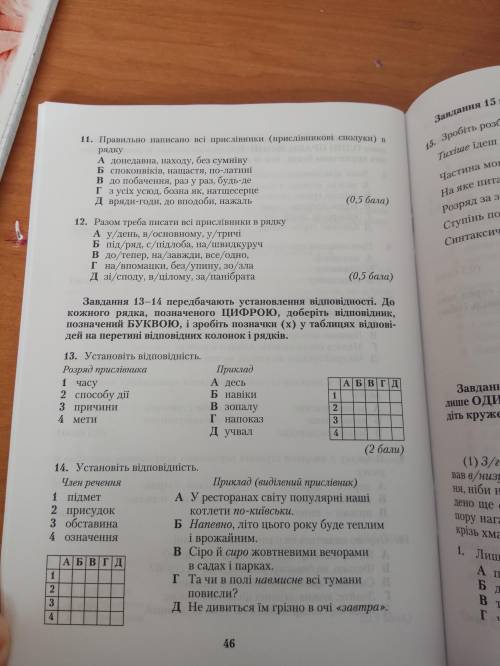 Прислівник. 7клас ! Буду оч рада правильній відповіді 15 завдань.