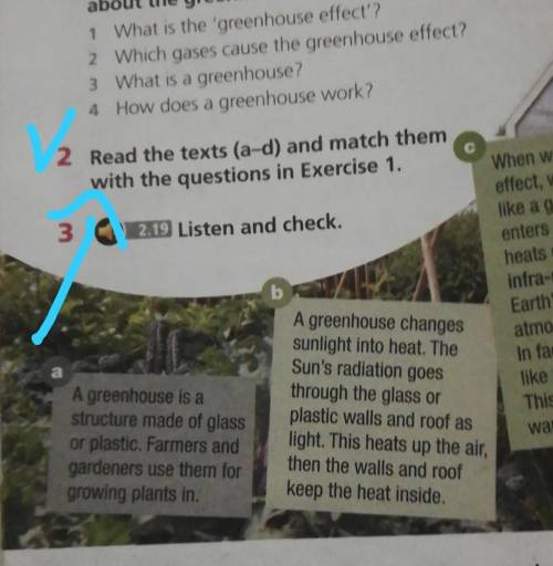 read the texts a d and match them with the questions in exercise 1