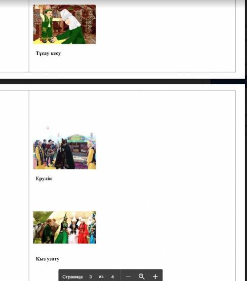 - Дайте краткое описание обычаев, изображенных на иллюстрациях. Каковы ценность и значение данных об