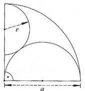 с задачей. Рассчитайте r из a.
