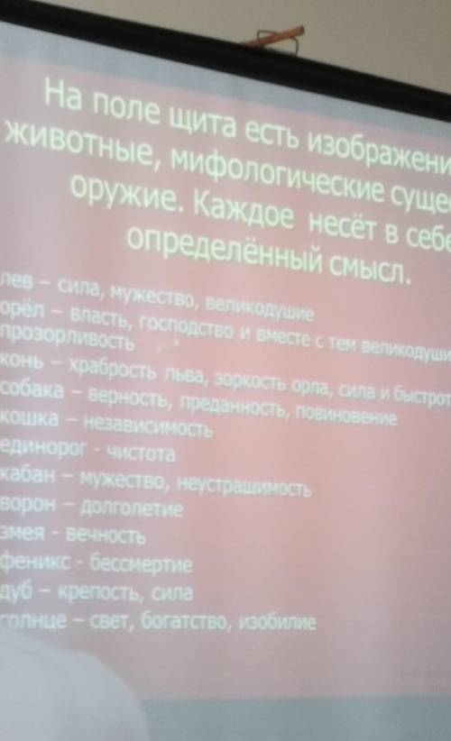 1.Придумай герб своей семьи , используя язык символов.2.Продумай форму щита,его деление , а также цв